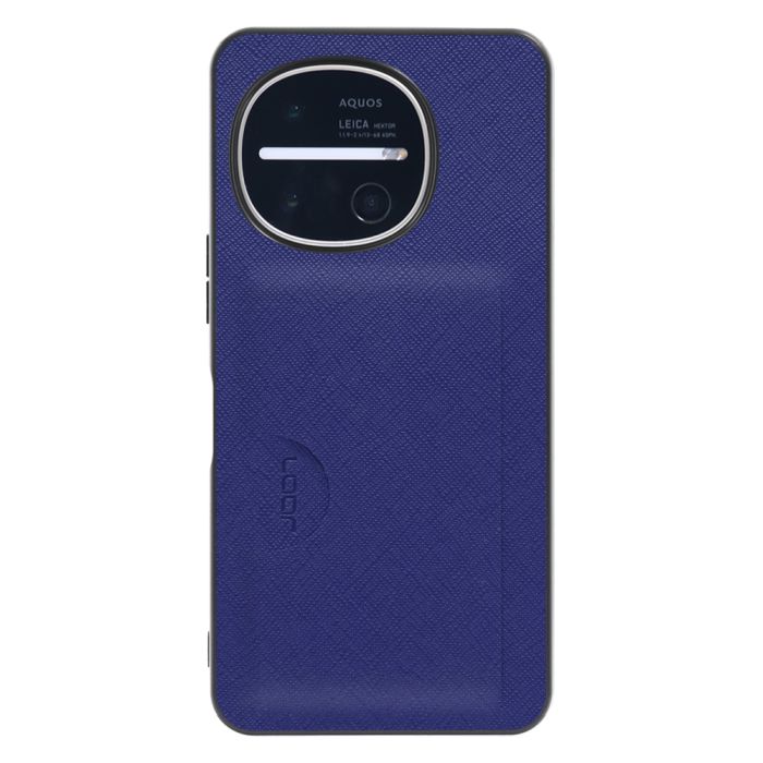 [ LOOF CASUAL-SLOT ] AQUOS R11 SH-51G SH-M35 スマホケース 背面 カード入れ カードポケット ケース カバー ハードケース カード収納 ストラップホール [ AQUOS R11 ]