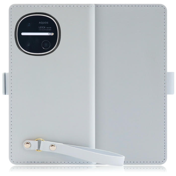 [ LOOF MACARON ] AQUOS R11 SH-51G SH-M35 スマホケース ケース カバー 手帳型ケース カード収納 ストラップ ベルト付き マグネット付き 本革 [ AQUOS R11 ]