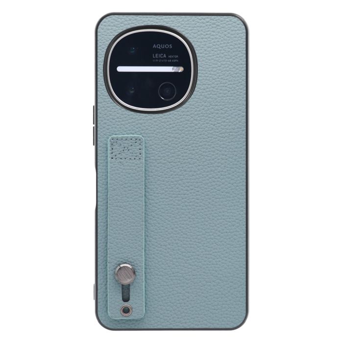 [ LOOF HOLD-SHELL ] AQUOS R11 SH-51G SH-M35 スマホケース 背面 ケース カバー ハードケース 背面ベルト 本革 ストラップホール [ AQUOS R11 ]