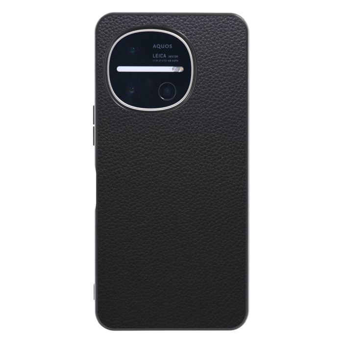 [ LOOF LUXURY-SHELL ] AQUOS R11 SH-51G SH-M35 スマホケース 背面 ケース カバー ハードケース 本革 ストラップホール [ AQUOS R11 ]