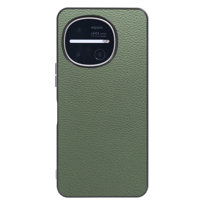 [ LOOF LUXURY-SHELL ] AQUOS R11 SH-51G SH-M35 スマホケース 背面 ケース カバー ハードケース 本革 ストラップホール [ AQUOS R11 ]