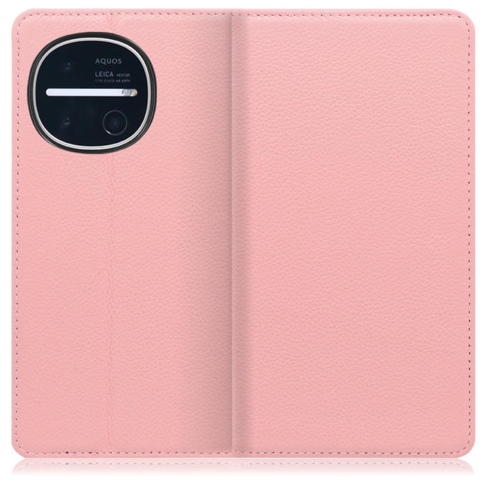 [ LOOF PASTEL ] AQUOS R11 SH-51G SH-M35 スマホケース ケース カバー 手帳型ケース カード収納 マグネット付き 本革 ベルトなし [ AQUOS R11 ]