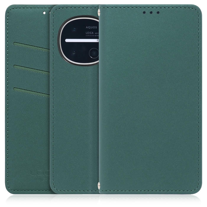 [ LOOF SKIN ] AQUOS R11 SH-51G SH-M35 スマホケース ケース カバー 手帳型ケース ストラップホール スピーカーホール カード収納 マグネット付き ベルトなし  [ AQUOS R11 ]