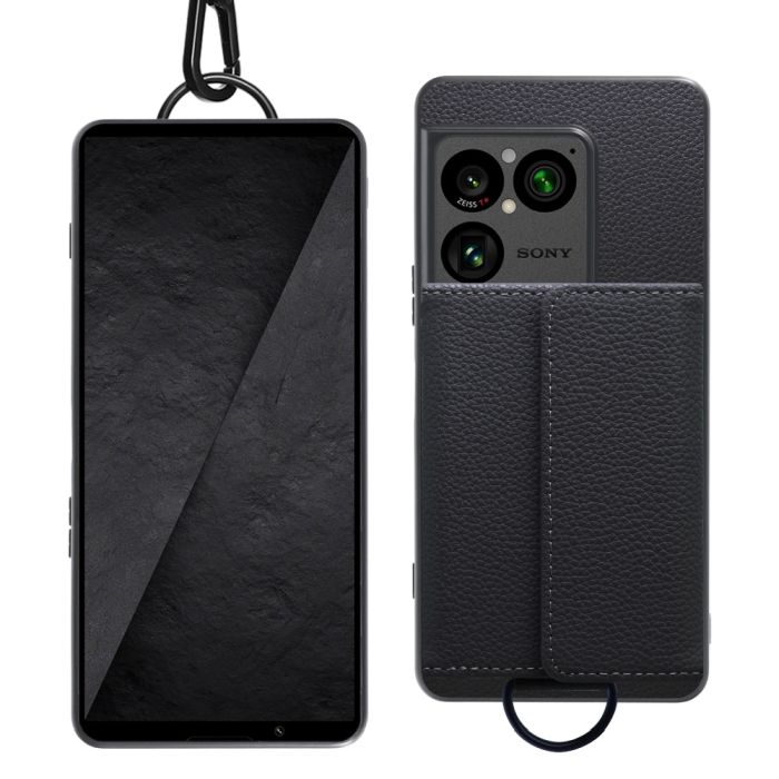 [ LOOF WALLET-SHELL ] Xperia 1 VIII XQ-GE44 SO-51G  ケース カバー スマホケース ショルダー スマホショルダー 本革 背面収納 財布 カード入れ [ Xperia 1 VIII ]