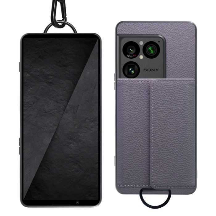 [ LOOF WALLET-SHELL ] Xperia 1 VIII XQ-GE44 SO-51G  ケース カバー スマホケース ショルダー スマホショルダー 本革 背面収納 財布 カード入れ [ Xperia 1 VIII ]
