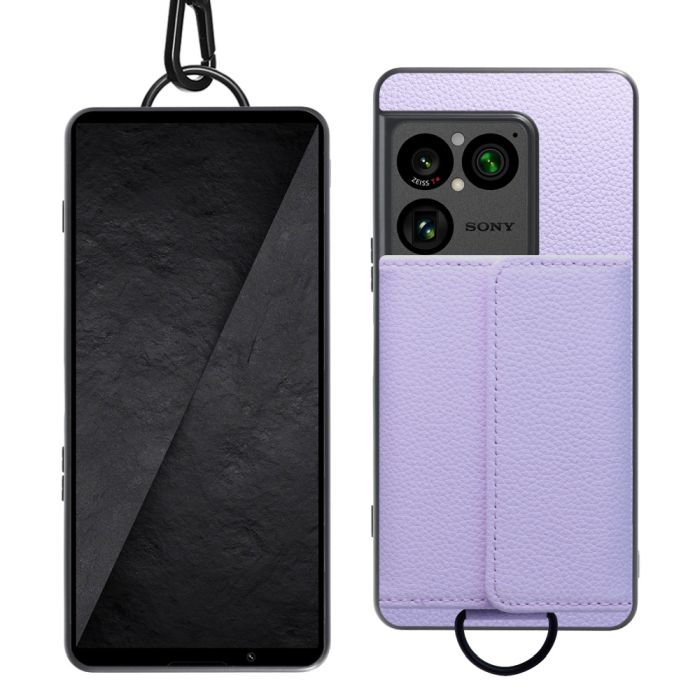 [ LOOF WALLET-SHELL ] Xperia 1 VIII XQ-GE44 SO-51G  ケース カバー スマホケース ショルダー スマホショルダー 本革 背面収納 財布 カード入れ [ Xperia 1 VIII ]