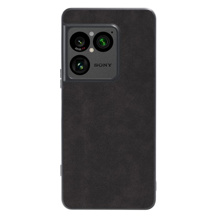 [ LOOF ALCANTARA-SHELL ] Xperia 1 VIII XQ-GE44 SO-51G ケース カバー スマホケース アルカンターラ シンプル ストラップホール [ Xperia 1 VIII ]