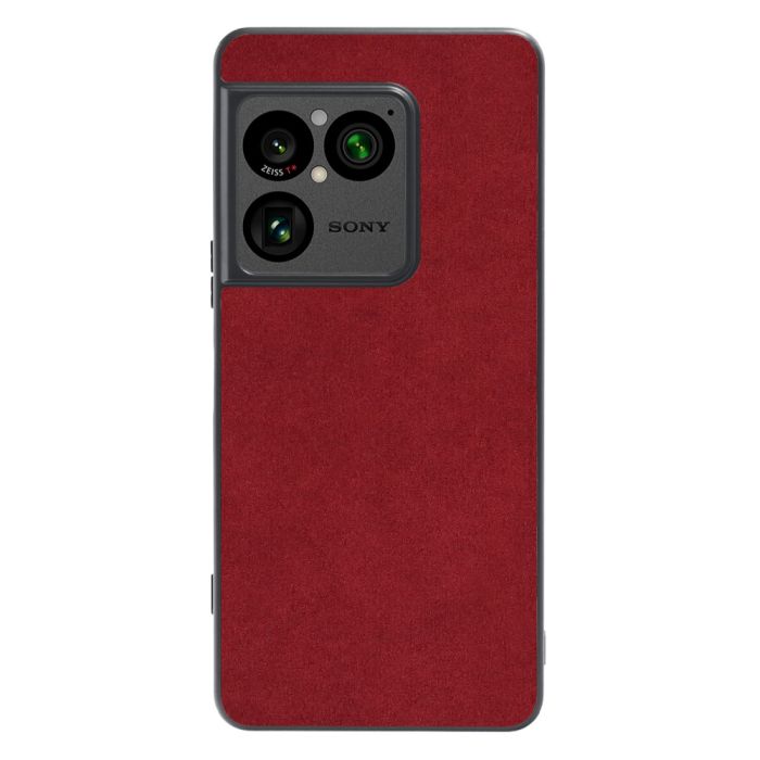[ LOOF ALCANTARA-SHELL ] Xperia 1 VIII XQ-GE44 SO-51G ケース カバー スマホケース アルカンターラ シンプル ストラップホール [ Xperia 1 VIII ]
