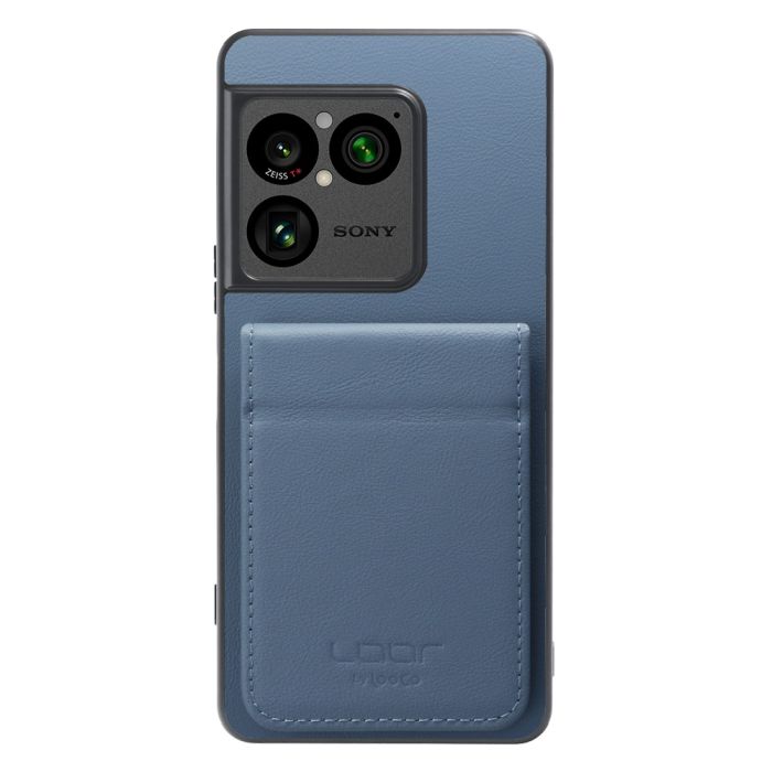 [ LOOF BASIC-SHELL SLIM CARD 2カード ] Xperia 1 VIII XQ-GE44 SO-51G ケース 背面 カード収納 カード入れ カードポケット カバー スマホケース 薄型 大容量 本革 [ Xperia 1 VIII ]