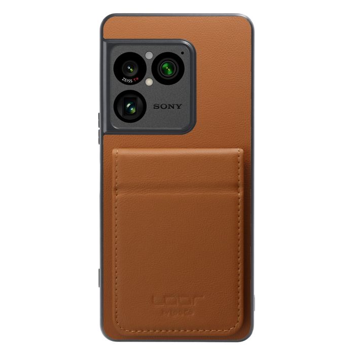 [ LOOF BASIC-SHELL SLIM CARD 2カード ] Xperia 1 VIII XQ-GE44 SO-51G ケース 背面 カード収納 カード入れ カードポケット カバー スマホケース 薄型 大容量 本革 [ Xperia 1 VIII ]