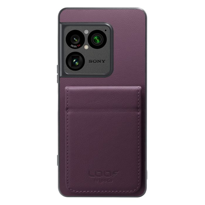 [ LOOF FOLD ] Xperia 1 VIII XQ-GE44 SO-51G ケース 背面 カード収納 カード入れ カードポケット カバー スマホケース 薄型 大容量 本革 [ Xperia 1 VIII ]