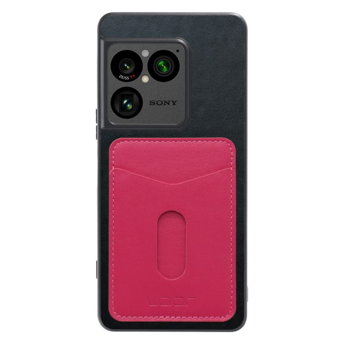 [ LOOF PASS-SHELL スライド] Xperia 1 VIII XQ-GE44 SO-51G スマホケース 背面 ケース カバー ハードケース カード収納 カードホルダー ストラップホール [ Xperia 1 VIII ]