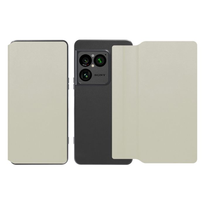 [ LOOF SLIM-FIT ] Xperia 1 VIII XQ-GE44 SO-51G スマホケース 背面 ケース カバー 手帳型 ハードケース カード収納 ポケットあり/なし マグネットなし ストラップホール [ Xperia 1 VIII ]