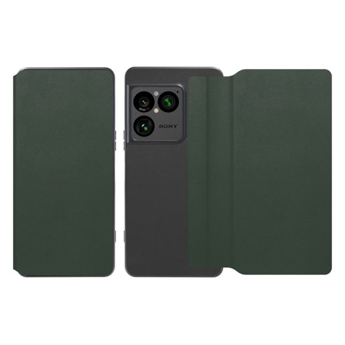 [ LOOF SLIM-FIT ] Xperia 1 VIII XQ-GE44 SO-51G スマホケース 背面 ケース カバー 手帳型 ハードケース カード収納 ポケットあり/なし マグネットなし ストラップホール [ Xperia 1 VIII ]