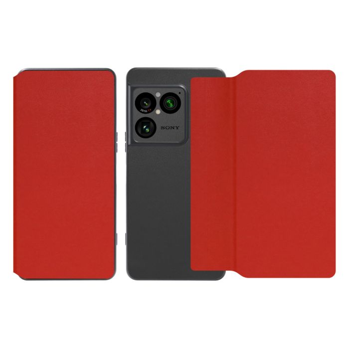 [ LOOF SLIM-FIT ] Xperia 1 VIII XQ-GE44 SO-51G スマホケース 背面 ケース カバー 手帳型 ハードケース カード収納 ポケットあり/なし マグネットなし ストラップホール [ Xperia 1 VIII ]