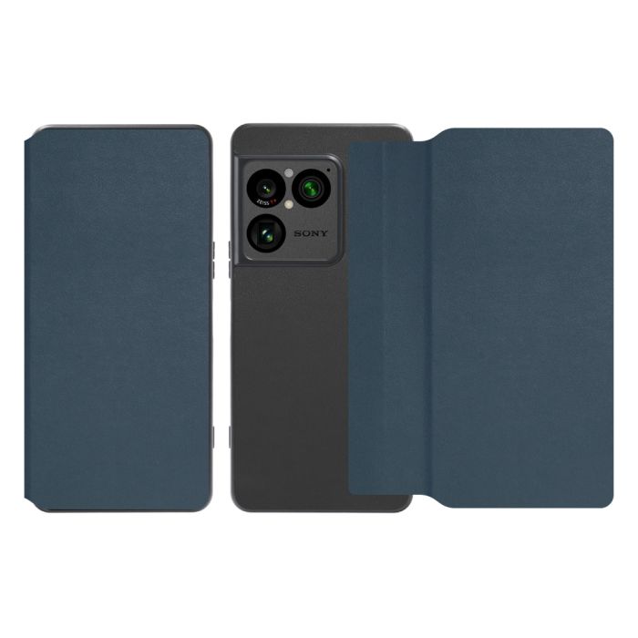 [ LOOF SLIM-FIT ] Xperia 1 VIII XQ-GE44 SO-51G スマホケース 背面 ケース カバー 手帳型 ハードケース カード収納 ポケットあり/なし マグネットなし ストラップホール [ Xperia 1 VIII ]