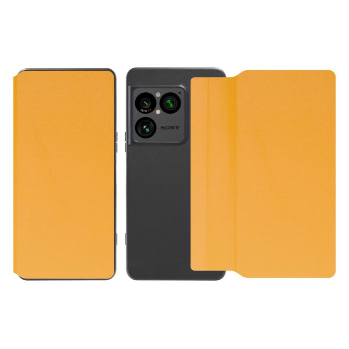 [ LOOF SLIM-FIT ] Xperia 1 VIII XQ-GE44 SO-51G スマホケース 背面 ケース カバー 手帳型 ハードケース カード収納 ポケットあり/なし マグネットなし ストラップホール [ Xperia 1 VIII ]