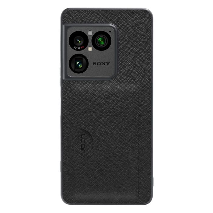 [ LOOF CASUAL-SLOT ] Xperia 1 VIII XQ-GE44 SO-51G スマホケース 背面 カード入れ カードポケット ケース カバー ハードケース カード収納 ストラップホール [ Xperia 1 VIII ]