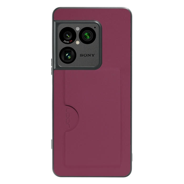 [ LOOF SKIN SLIM-SLOT ] Xperia 1 VIII XQ-GE44 SO-51G スマホケース 背面 ケース カバー ハードケース ストラップホール [ Xperia 1 VIII ]