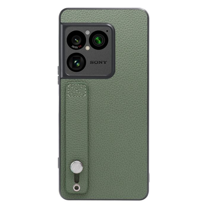 [ LOOF HOLD-SHELL ] Xperia 1 VIII XQ-GE44 SO-51G スマホケース 背面 ケース カバー ハードケース 背面ベルト 本革 ストラップホール [ Xperia 1 VIII ]