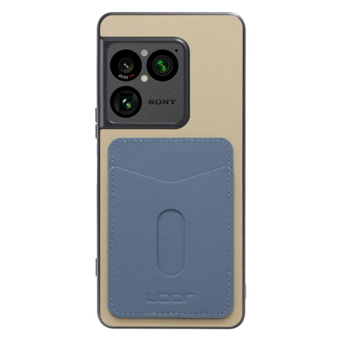 [ LOOF PASS-SHELL (LEATHER Ver.) スライド ] Xperia 1 VIII XQ-GE44 SO-51G スマホケース 背面 ケース カバー ハードケース カード収納 カードホルダー ストラップホール [ Xperia 1 VIII ]