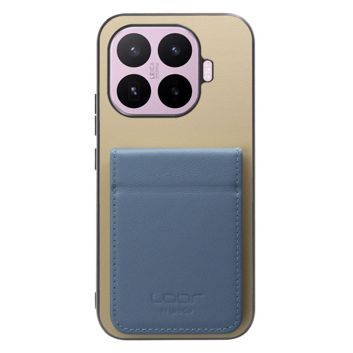 [ LOOF BASIC-SHELL SLIM CARD 2カード ] Xiaomi 17T シャオミ ケース 背面 カード収納 カード入れ カードポケット カバー スマホケース 薄型 大容量 本革 [ Xiaomi 17T ]
