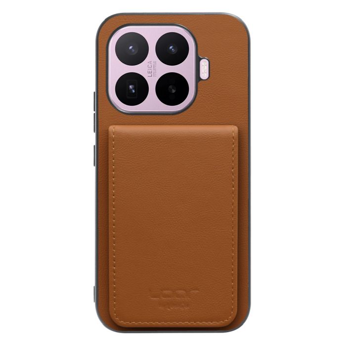 [ LOOF BASIC-SHELL SLIM CARD 4カード ] Xiaomi 17T シャオミ ケース 背面 カード収納 カード入れ カードポケット カバー スマホケース 薄型 大容量 本革 [ Xiaomi 17T ]