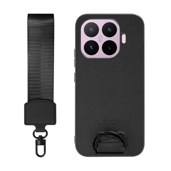 [ LOOF STRAP-SHELL (ショートVer.) ] Xiaomi 17T シャオミ スマホケース 背面 ケース カバー ハードケース ハンドストラップ  本革 [ Xiaomi 17T ]