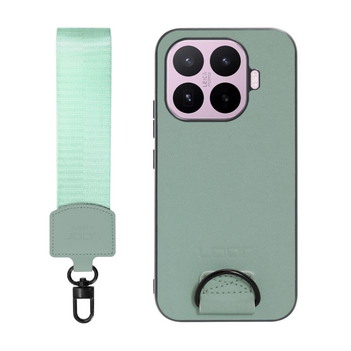 [ LOOF STRAP-SHELL (ショートVer.) ] Xiaomi 17T シャオミ スマホケース 背面 ケース カバー ハードケース ハンドストラップ  本革 [ Xiaomi 17T ]
