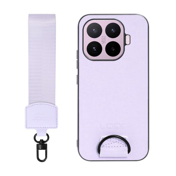 [ LOOF STRAP-SHELL (ショートVer.) ] Xiaomi 17T シャオミ スマホケース 背面 ケース カバー ハードケース ハンドストラップ  本革 [ Xiaomi 17T ]