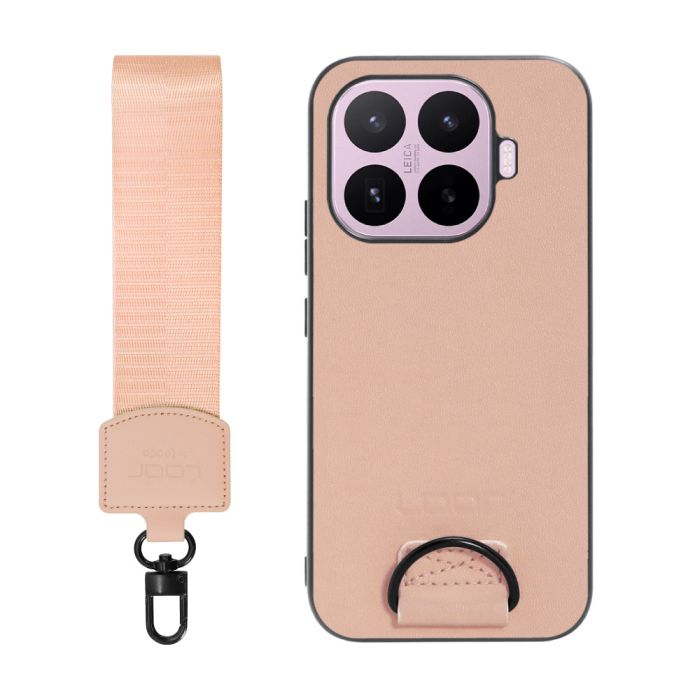 [ LOOF STRAP-SHELL (ショートVer.) ] Xiaomi 17T シャオミ スマホケース 背面 ケース カバー ハードケース ハンドストラップ  本革 [ Xiaomi 17T ]