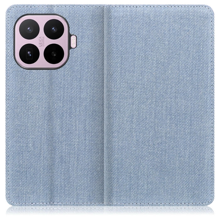 [ LOOF DENIM ] Xiaomi 17T シャオミ スマホケース ケース カバー 手帳型ケース カード収納 マグネット付き デニム ベルトなし [ Xiaomi 17T ]