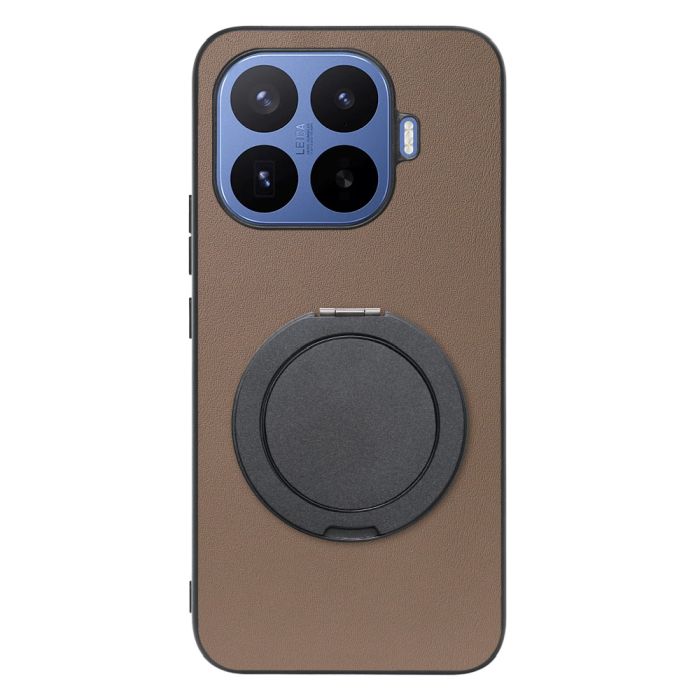 [ LOOF RING-SHELL (シンプル Ver.) ] Xiaomi 17T Pro シャオミ スマホケース 背面 ケース カバー ハードケース スマホリング リング付き 本革 ストラップホール [ Xiaomi 17T Pro ]