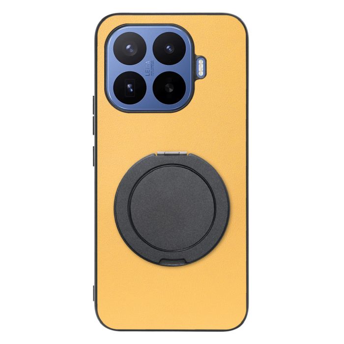 [ LOOF RING-SHELL (シンプル Ver.) ] Xiaomi 17T Pro シャオミ スマホケース 背面 ケース カバー ハードケース スマホリング リング付き 本革 ストラップホール [ Xiaomi 17T Pro ]