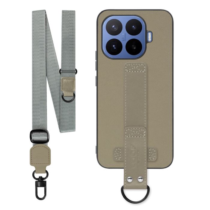 [ LOOF STRAP-SHELL (ロング+ Ver.) ] Xiaomi 17T Pro シャオミ スマホケース 背面 ケース カバー ハードケース ショルダーベルト  本革 [ Xiaomi 17T Pro ]