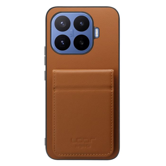 [ LOOF BASIC-SHELL SLIM CARD 2カード ] Xiaomi 17T Pro シャオミ ケース 背面 カード収納 カード入れ カードポケット カバー スマホケース 薄型 大容量 本革 [ Xiaomi 17T Pro ]