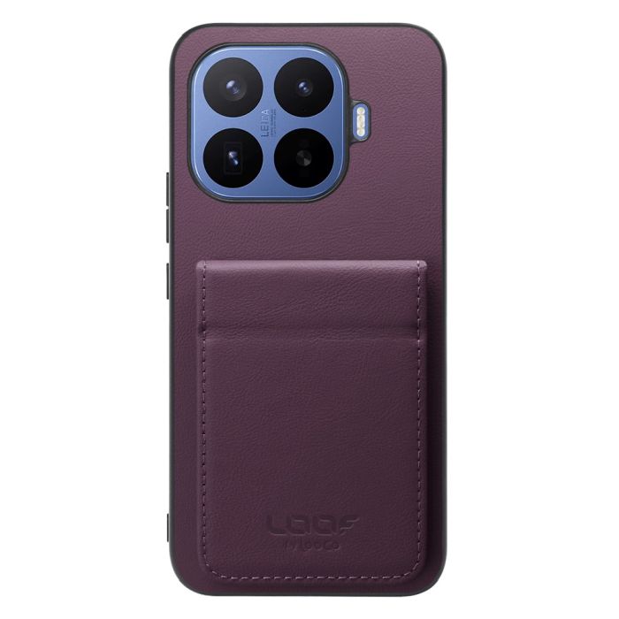 [ LOOF BASIC-SHELL SLIM CARD 2カード ] Xiaomi 17T Pro シャオミ ケース 背面 カード収納 カード入れ カードポケット カバー スマホケース 薄型 大容量 本革 [ Xiaomi 17T Pro ]
