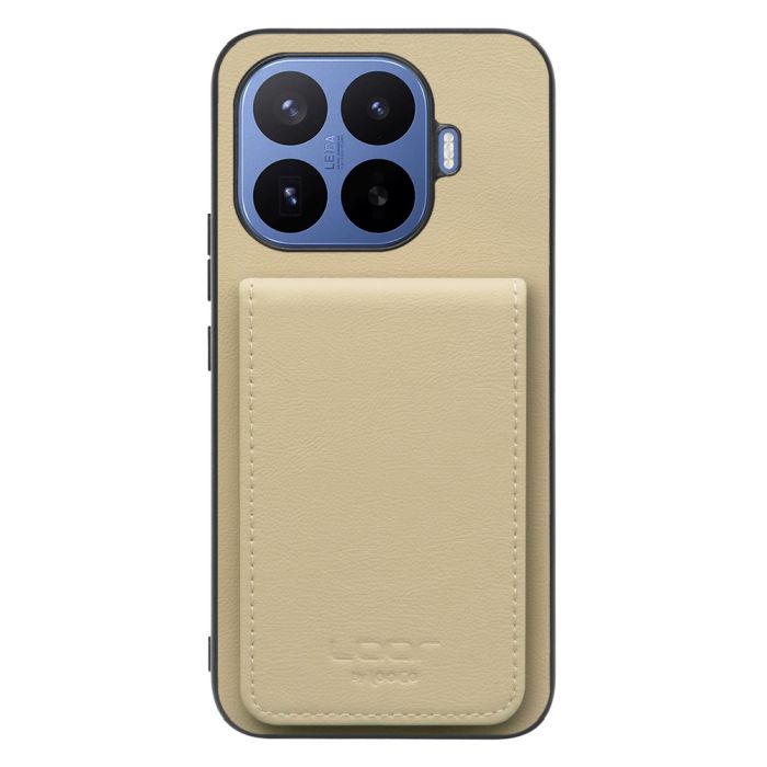 [ LOOF BASIC-SHELL SLIM CARD 4カード ] Xiaomi 17T Pro シャオミ ケース 背面 カード収納 カード入れ カードポケット カバー スマホケース 薄型 大容量 本革 [ Xiaomi 17T Pro ]