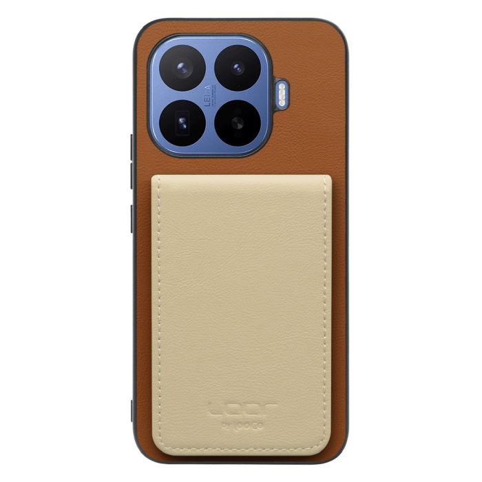 [ LOOF BASIC-SHELL SLIM CARD 4カード ] Xiaomi 17T Pro シャオミ ケース 背面 カード収納 カード入れ カードポケット カバー スマホケース 薄型 大容量 本革 [ Xiaomi 17T Pro ]