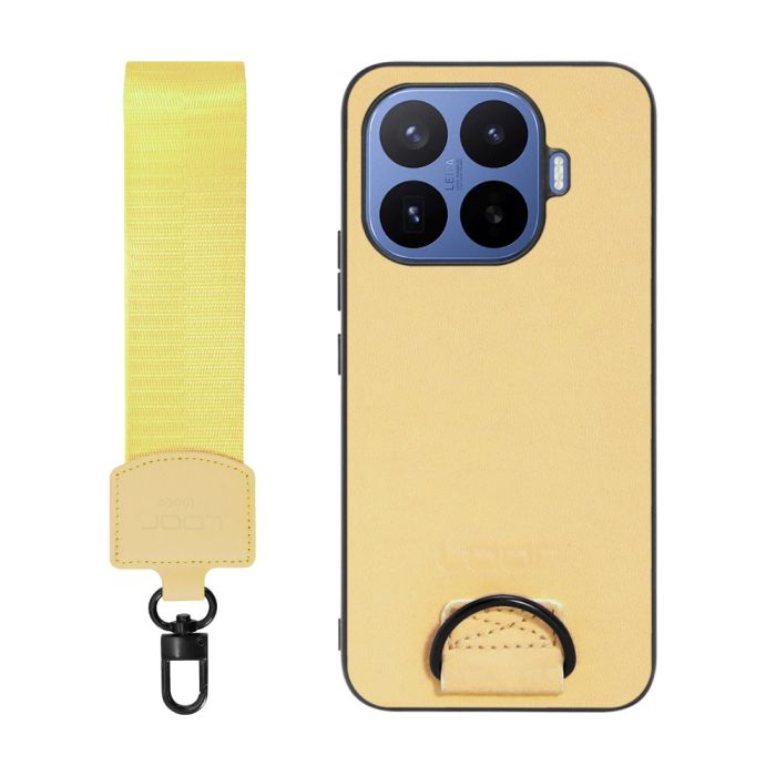 [ LOOF STRAP-SHELL (ショートVer.) ] Xiaomi 17T Pro シャオミ スマホケース 背面 ケース カバー ハードケース ハンドストラップ  本革 [ Xiaomi 17T Pro ]