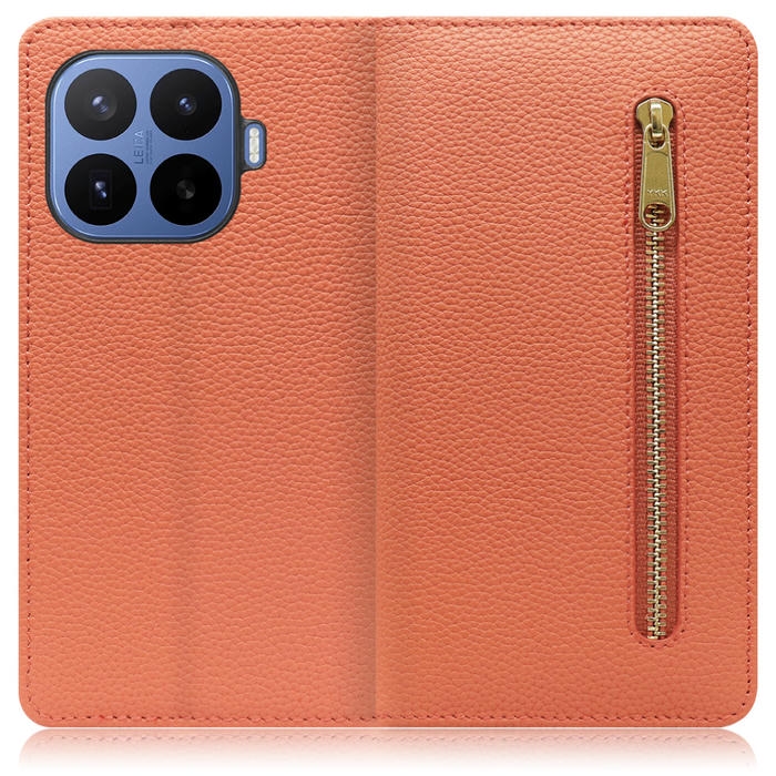 [ LOOF POCKET ] Xiaomi 17T Pro シャオミ スマホケース ケース カバー 手帳型ケース カード収納 本革 マグネットなし ベルトなし ポケット ファスナー [ Xiaomi 17T Pro ]