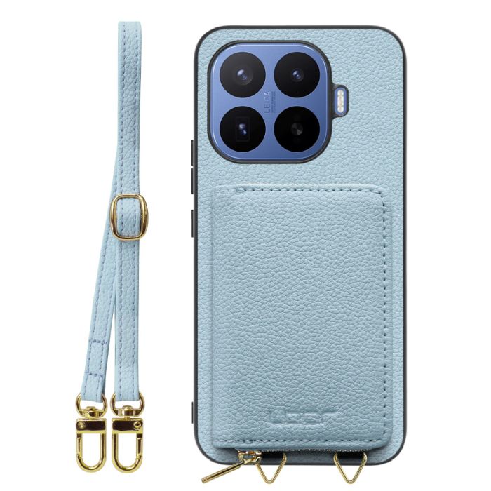 [ LOOF LUXURY-SHELL POUCH ] Xiaomi 17T Pro シャオミ ケース ショルダー スマホショルダー 背面 収納 ポーチ付き カバー スマホケース ストラップ 本革 [ Xiaomi 17T Pro ]