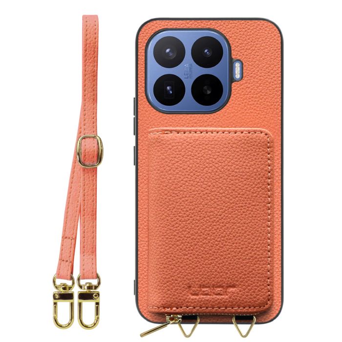 [ LOOF LUXURY-SHELL POUCH ] Xiaomi 17T Pro シャオミ ケース ショルダー スマホショルダー 背面 収納 ポーチ付き カバー スマホケース ストラップ 本革 [ Xiaomi 17T Pro ]