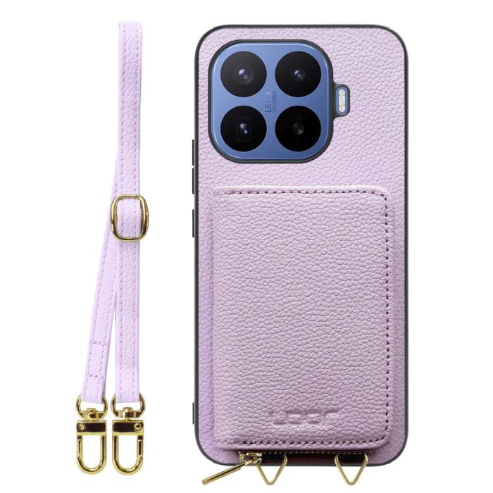 [ LOOF LUXURY-SHELL POUCH ] Xiaomi 17T Pro シャオミ ケース ショルダー スマホショルダー 背面 収納 ポーチ付き カバー スマホケース ストラップ 本革 [ Xiaomi 17T Pro ]