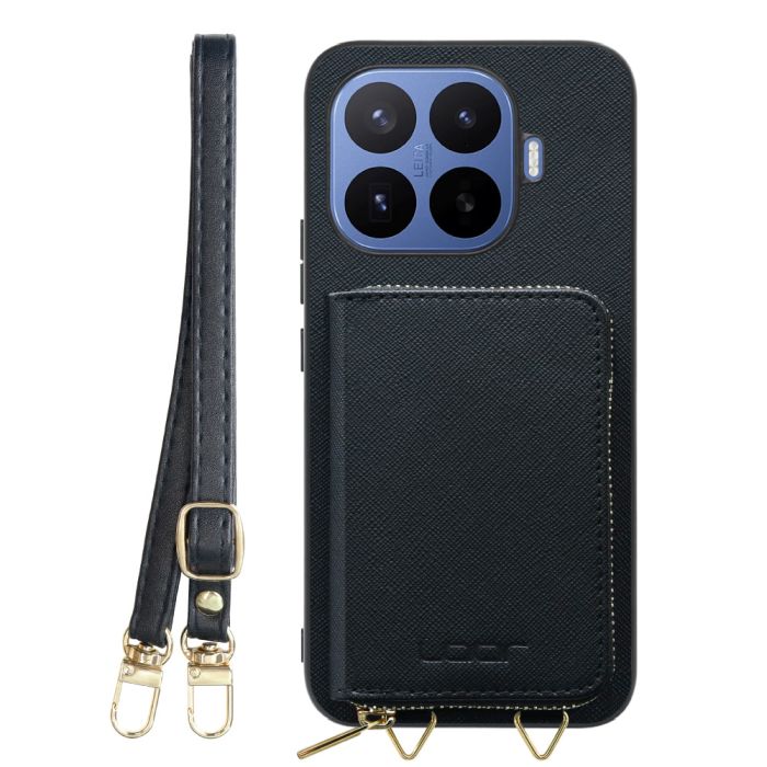 [ LOOF CASUAL-SHELL POUCH ] Xiaomi 17T Pro シャオミ ケース ショルダー スマホショルダー 背面 収納 ポーチ付き カバー スマホケース ストラップ レザー [ Xiaomi 17T Pro ]
