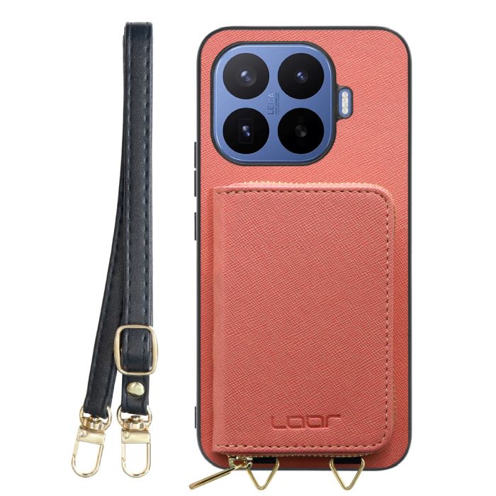 [ LOOF CASUAL-SHELL POUCH ] Xiaomi 17T Pro シャオミ ケース ショルダー スマホショルダー 背面 収納 ポーチ付き カバー スマホケース ストラップ レザー [ Xiaomi 17T Pro ]