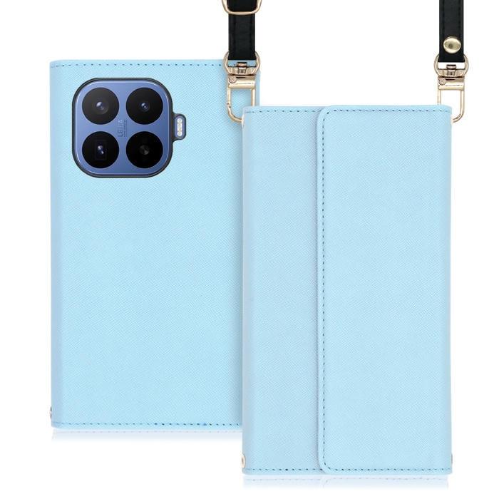 [ LOOF STRAP ] Xiaomi 17T Pro シャオミ スマホケース ケース カバー ショルダー スマホショルダー ストラップ 肩掛け 首掛け 手帳型ケース カード収納 マグネット付き [ Xiaomi 17T Pro ]