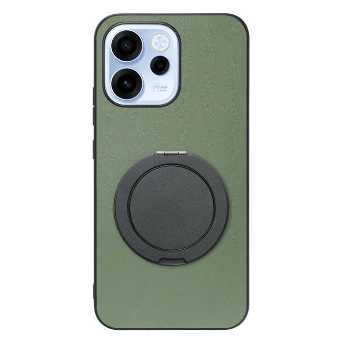 [ LOOF RING-SHELL (シンプル Ver.) ] OPPO Reno15 A CPH2801 A601OP スマホケース 背面 ケース カバー ハードケース スマホリング リング付き 本革 ストラップホール [ OPPO Reno15 A ]