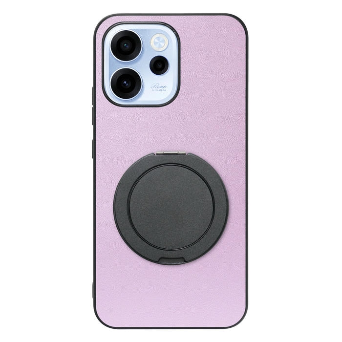 [ LOOF RING-SHELL (シンプル Ver.) ] OPPO Reno15 A CPH2801 A601OP スマホケース 背面 ケース カバー ハードケース スマホリング リング付き 本革 ストラップホール [ OPPO Reno15 A ]