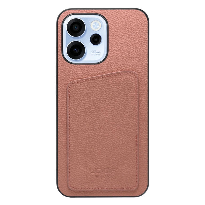 [ LOOF INVISIBLE CARD CASE-SHELL ] OPPO Reno15 A CPH2801 A601OP スマホケース 背面 ケース カバー 本革 見えない収納 カード 見えない 落ちない マグネット [ OPPO Reno15 A ]